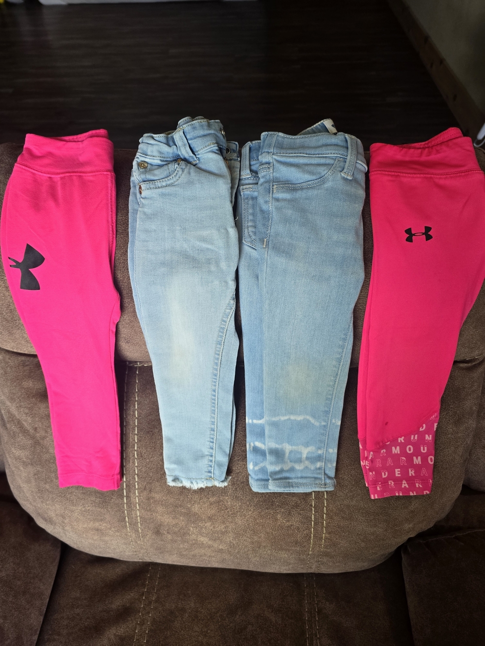 Under Armour Girls' Hot Pink Leggings & Jeans